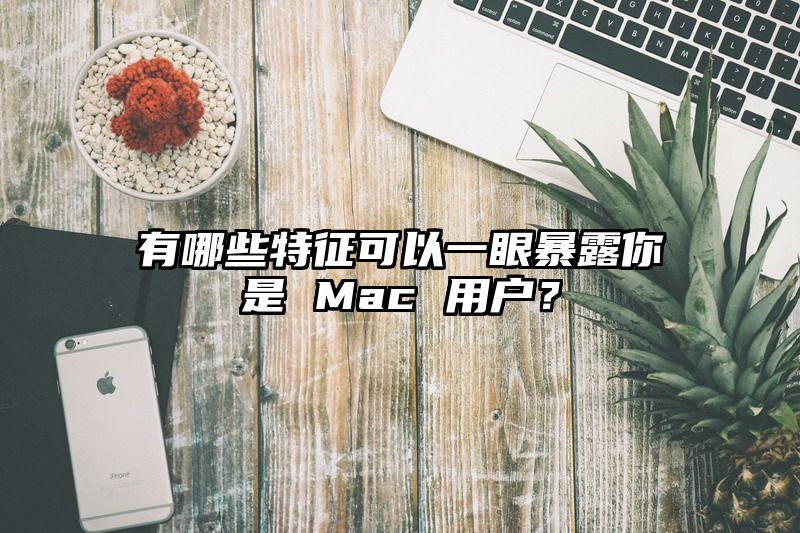 有哪些特征可以一眼暴露你是 Mac 用户？