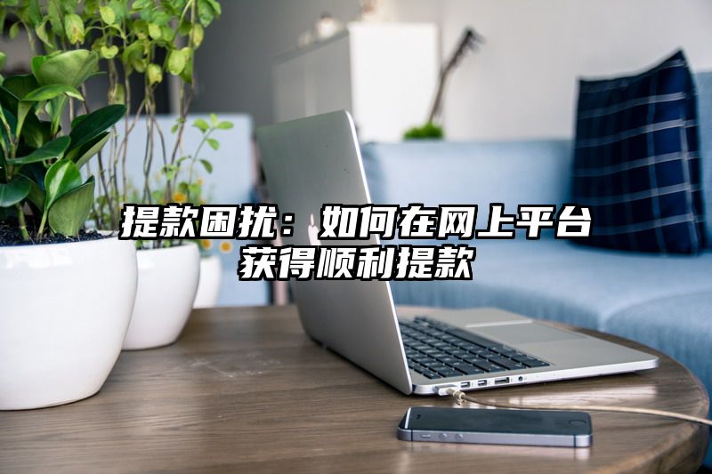 提现困扰：如何在网上平台获得顺利提现