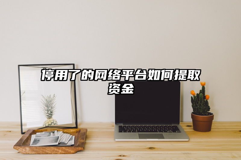 停用了的网络平台如何提取资金