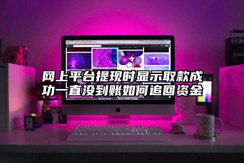 网上平台提现时显示取款成功一直没到账如何追回资金